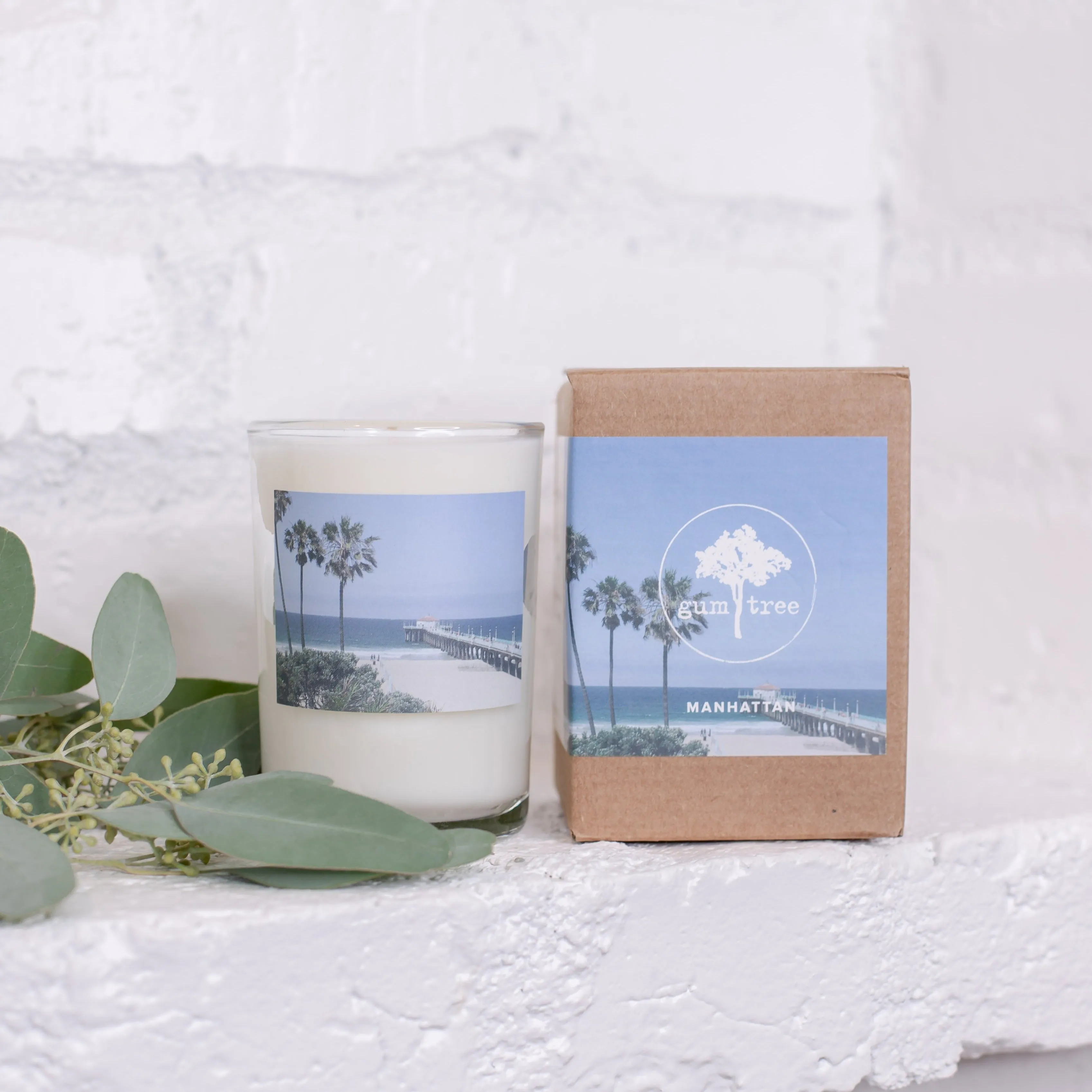 Gum Tree "Manhattan Beach" Candle - Sea Salt & Jasmine
