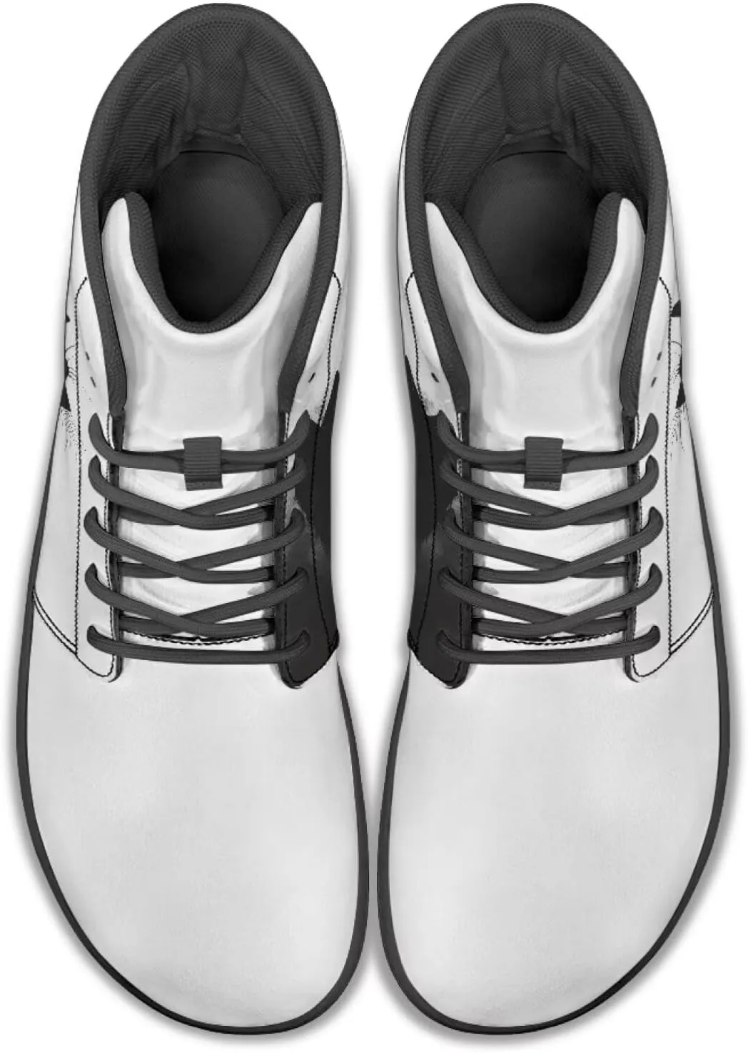 High Top Animal Design Zero-Drop Barefoot Shoes, Wide Toe Shoes for Men - Rubber Sole Running Shoes