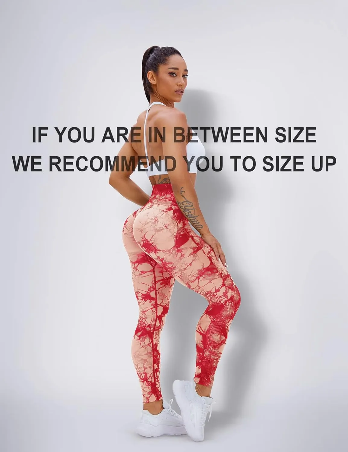 HIGORUN Tie Dye Workout Seamless Leggings for Women High Waist Gym Leggings Yoga Pants