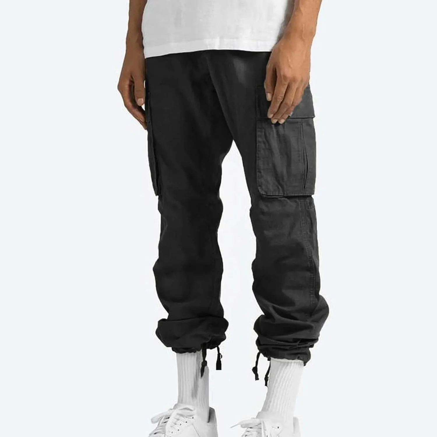 Hiking Pant for Men Cargo Pants Casual Outdoor Tapered Streetwear Joggers with Pockets Stylish Athletic Sweatpants