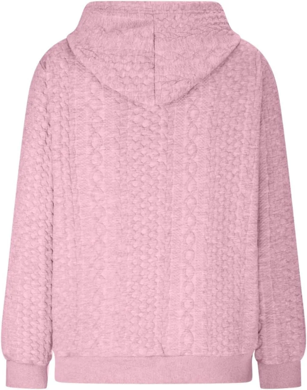 Hoodie Sweaters for Women Cable Knit Slouchy Long Sleeve Oversized Sweatshirt Cozy Chunky Y2K Hoodie Drawstring Pullover Tops