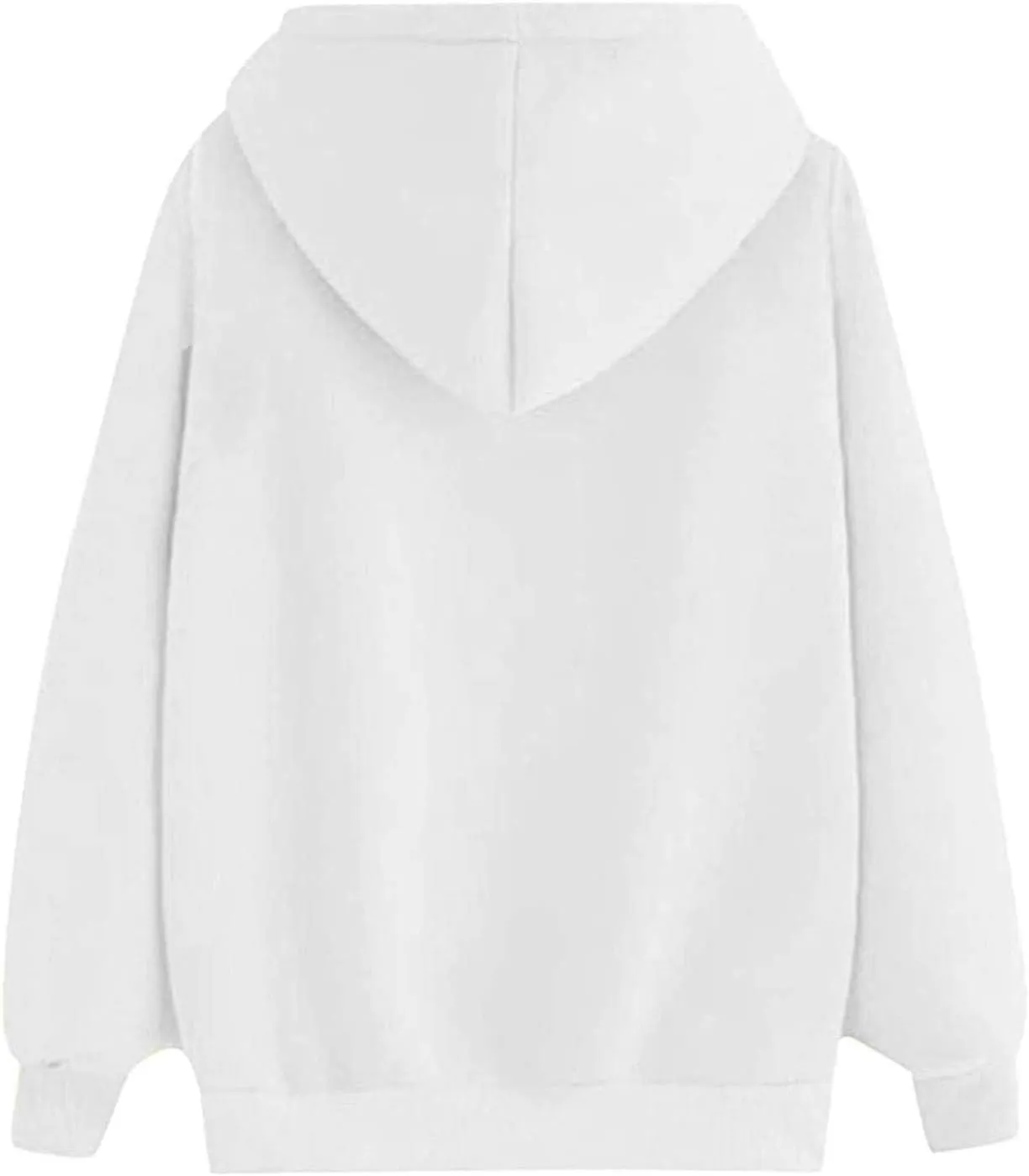 Hoodies For Women,Oversized Love Heart Print Pullover Tops With Pocket Casual Fleece Long Sleeve Hoodie Sweatshirt 2024