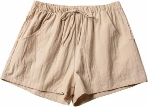 ICEGIA Women's Running Shorts Elastic High Waisted Shorts Pocket Sporty Workout Shorts Quick Dry Athletic Shorts Pants