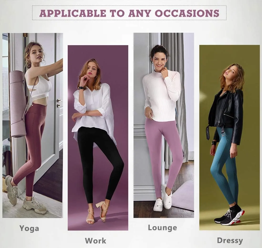 IUGA High Waisted Leggings for Women Running Workout Leggings with Inner Pocket Yoga Pants for Women