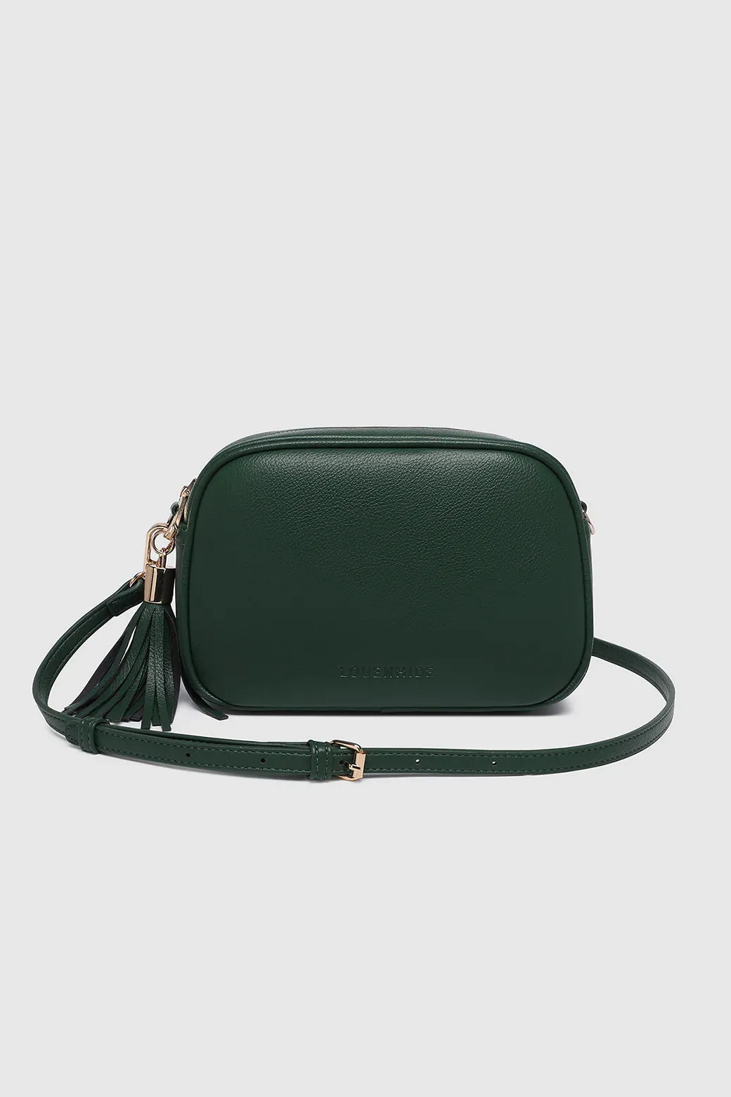 Jacinta Gia Crossbody Bag in Forest Green by Louenhide