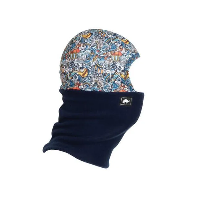 Kids Comfort Shell Neckula Lined With Original Turtle Fur Fleece Print