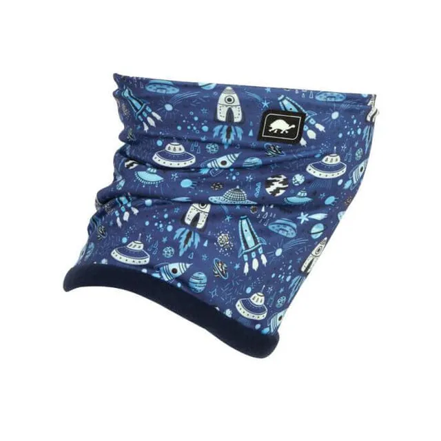 Kids Comfort Shell Neckula Lined With Original Turtle Fur Fleece Print
