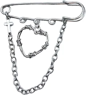 Korean Butterfly Chain Brooch for Women Men Suit Decoration Tassels Chain Safety Pin Handbag Ornament Cloth Jewelry