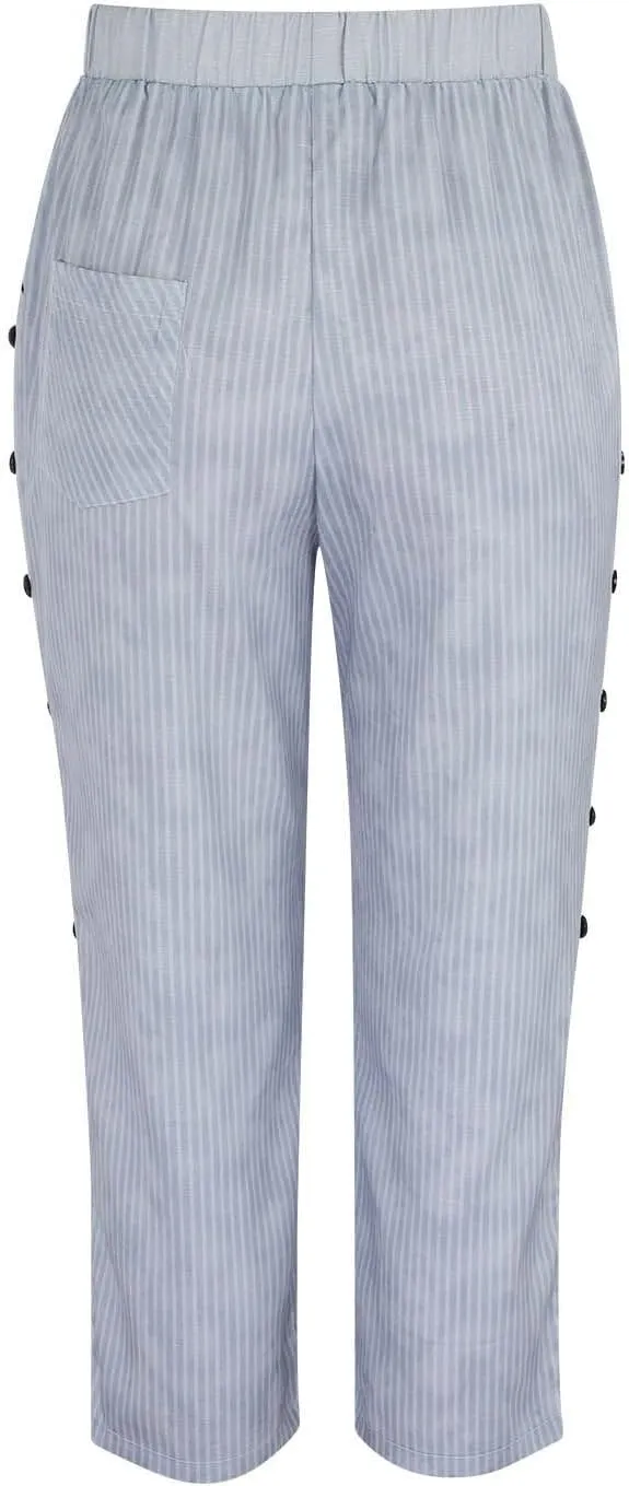 LCMTWX Women's Linen Pants Waist Pants Drawstring Capri Pants with Pockets Wide Leg Cropped Pants High Waisted Pants for