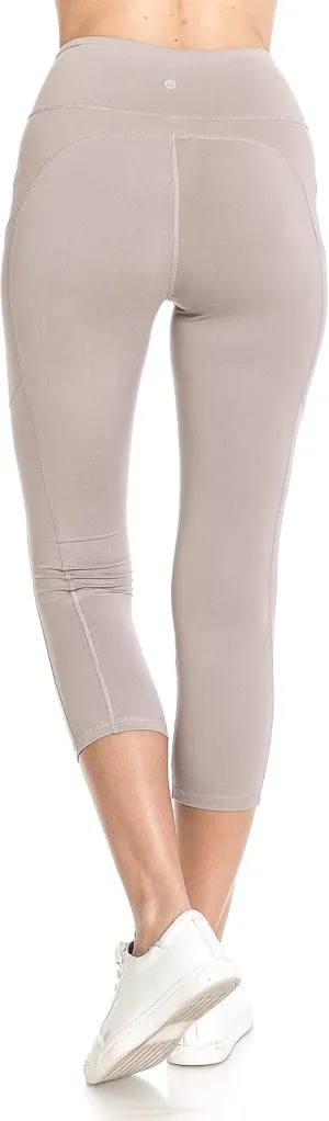 Leggings Depot High Waist Athletic Leggings for Women Tummy Control Pocket Yoga Pants