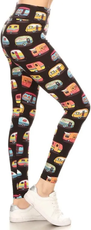 Leggings Depot High Waisted Camouflage & Multiple Print Leggings for Women - Reg, Plus, 1X3X, 3X5X