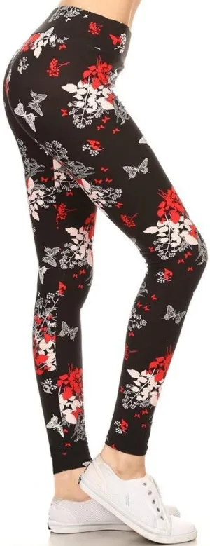 Leggings Depot High Waisted Checkered & Animal Print Leggings for Women - Regular, Plus, 1X3X, 3X5X