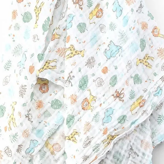 Little Linen TLLC Muslin Safari Bear 1Pk
