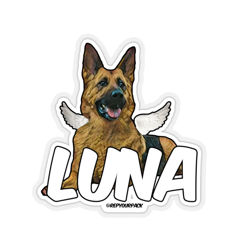 Luna Kiss-Cut Stickers