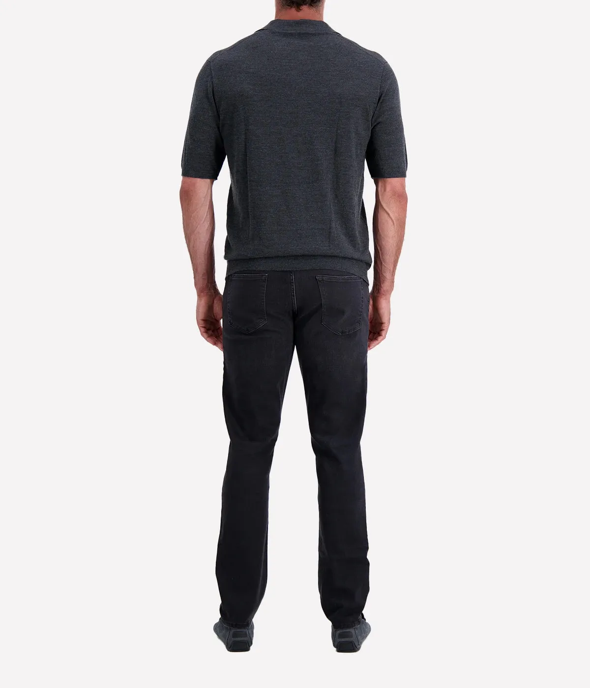Man Polo in Grey Marl