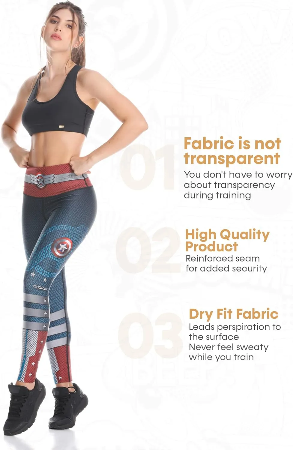 Many Styles of Workout Leggings Women Colombian Yoga Compression Pants, Diferents Sizes