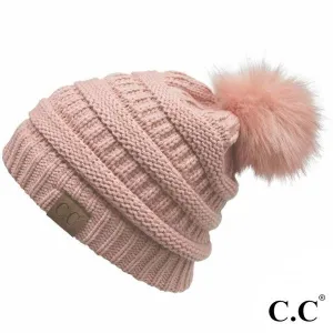 Matching Faux Fur Pom