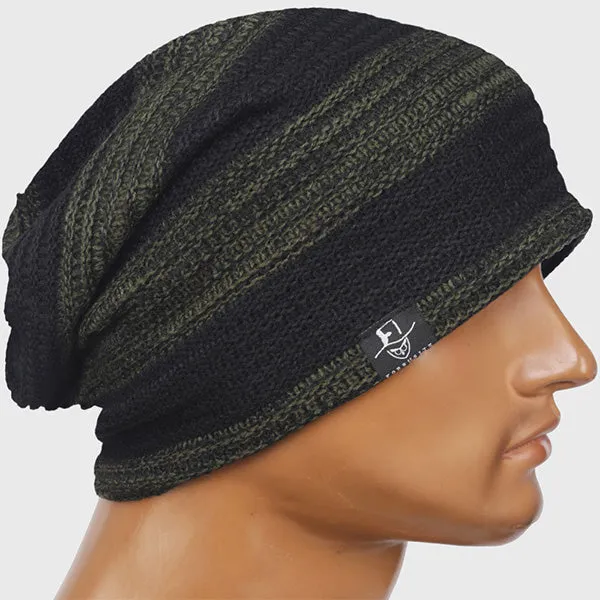 Men Knit Slouchy Lightweight Beanie B306