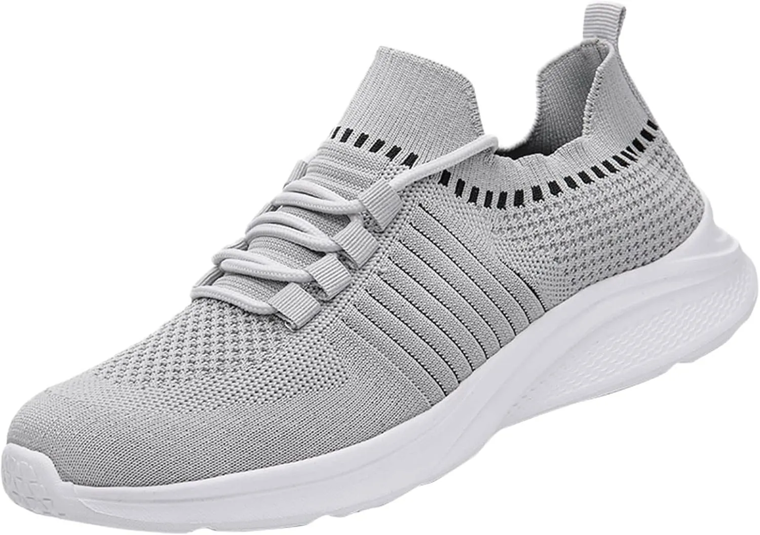 Men Shoes Summer Lightweight Breathable Lace Up Casual Shoes Casual Running Sneaker Insoles Men