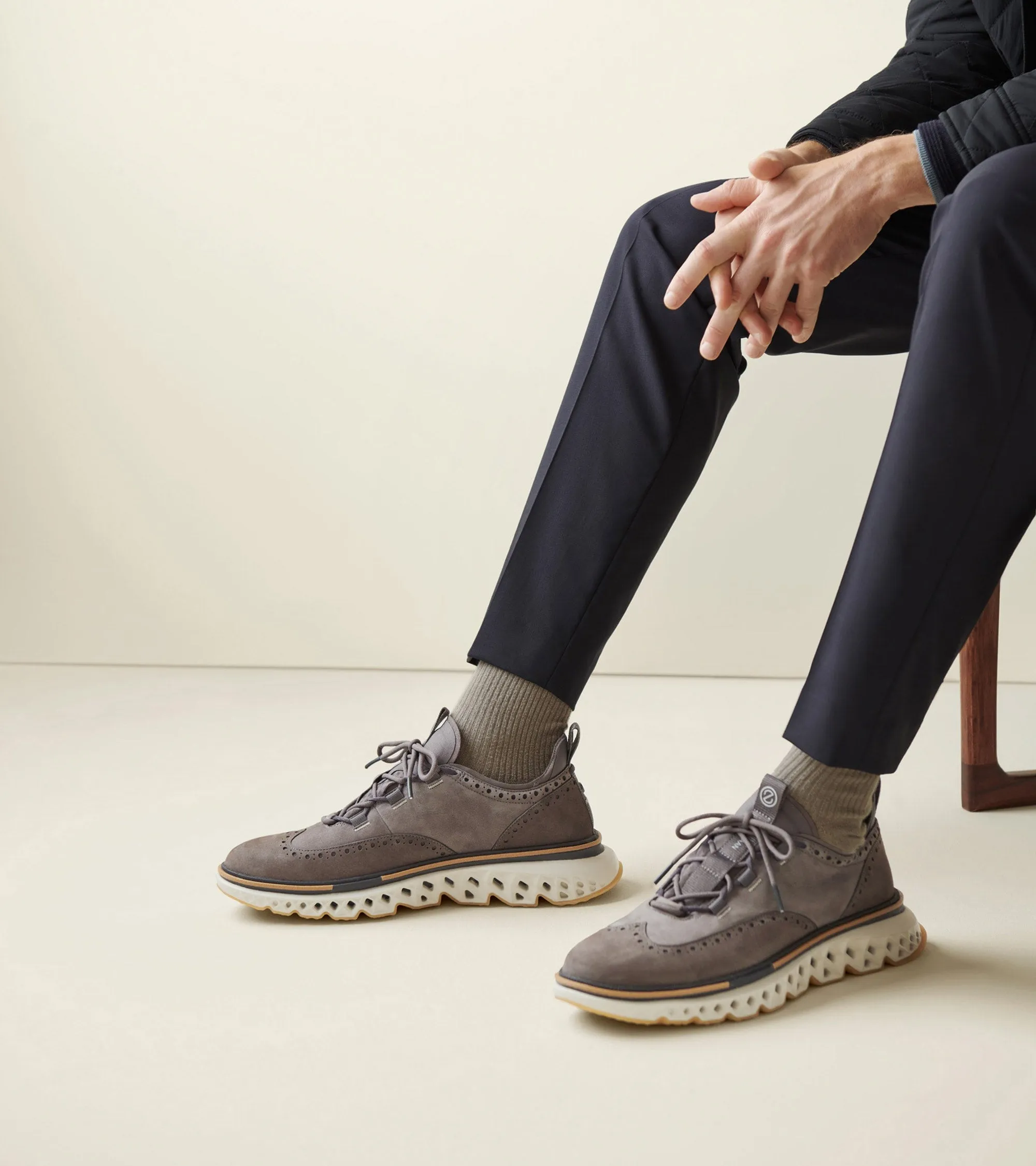 Men's 5.ZERØGRAND Wingtip Oxfords