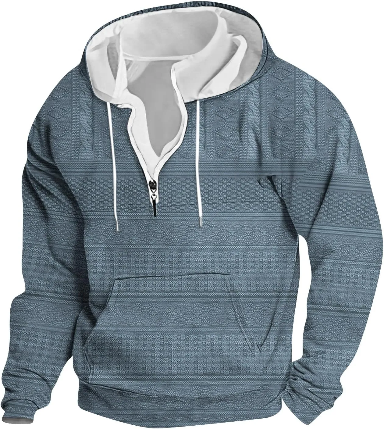 Mens Big and Tall Graphic Hoodie: Heavy Weight Workout Flannel Sweatshirt Designer Oversized Pullover