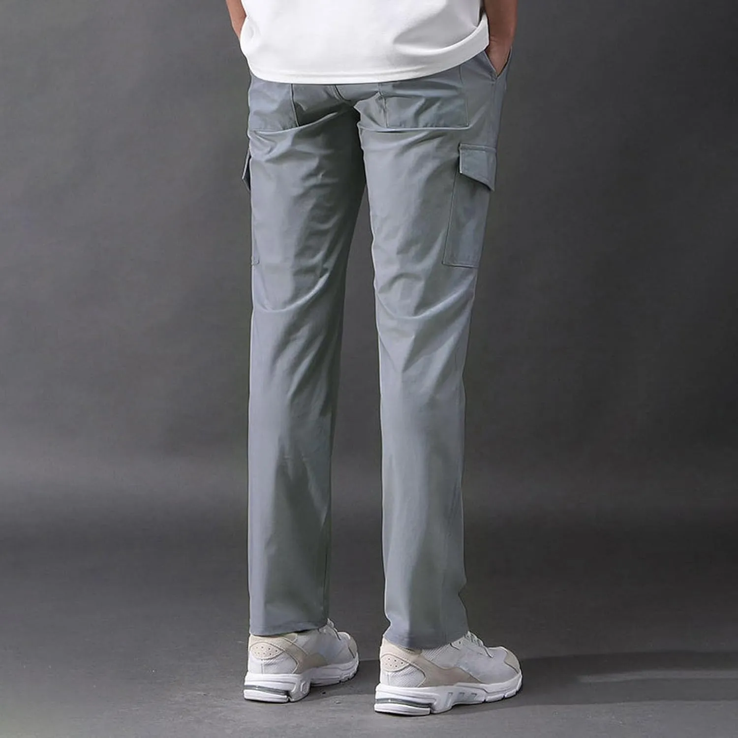 Men's Cargo Pants Long Casual Jogging Pants Stretch Chino Pants Men Regular Casual Pants Slim Fit Business Long Pants