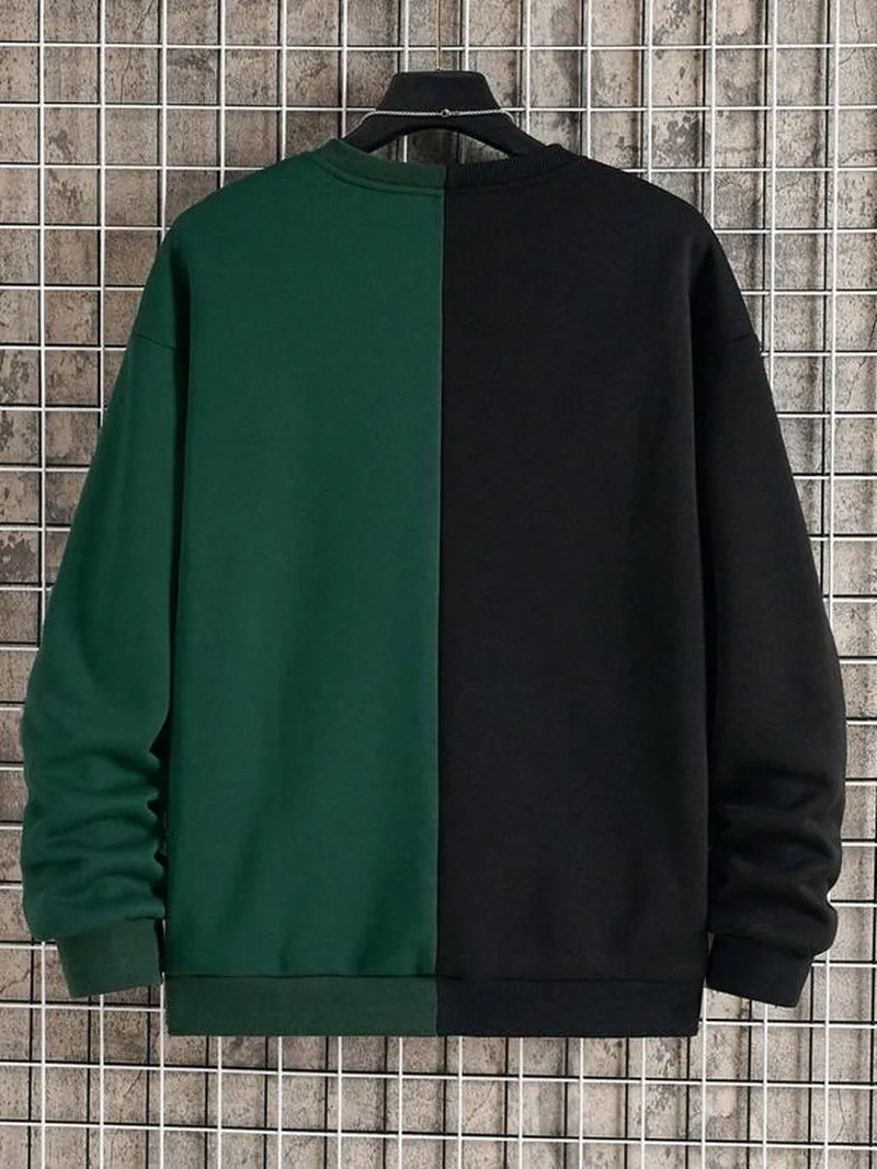 Men's Colorblock Thermal Lined Sweatshirt