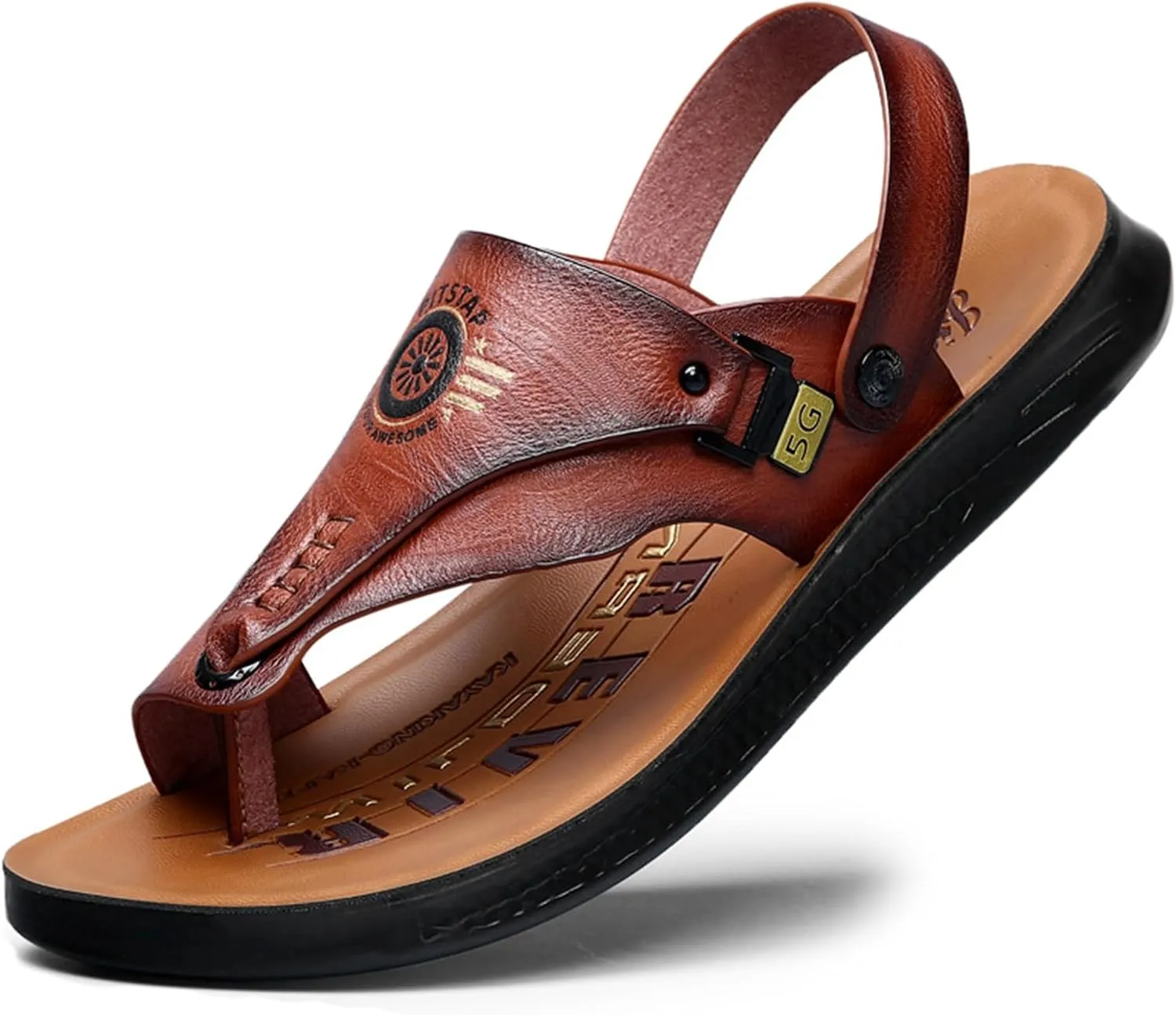Mens Comfortable Foot Correction Beach Sandals,Open Toe Plantar Fasciitis Flip Flops For Big Toes Bent Toes And Pain Relief,Orthopedic Bunion Corrector Slipper