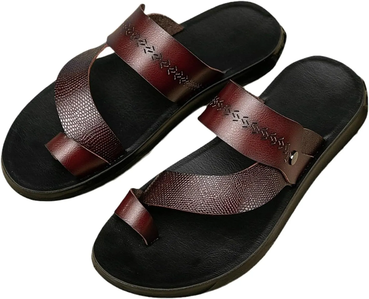 Men's Comfortable Hallux Valgus Thong Sandal,Casual Big Toe Foot Corrector Casual Slippers,Walking Bunion Orthopedic Fashion Flip Flops