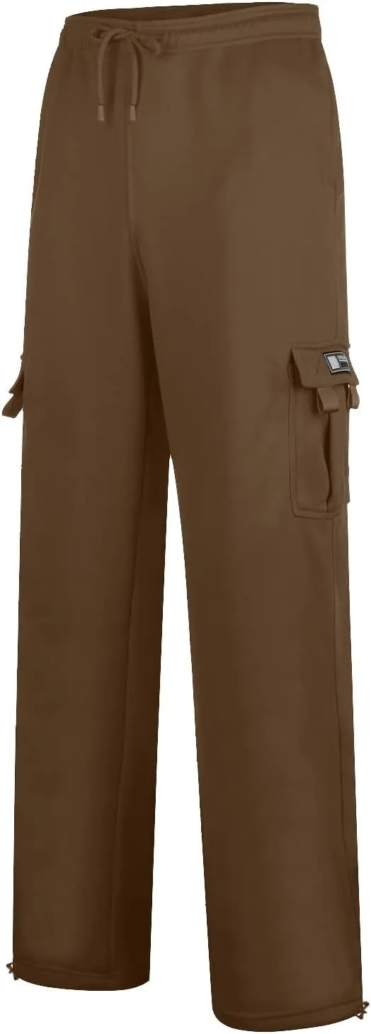 Mens Jogging Pants Casual Plus Size Joggers Running Gym Training Sweatpant Cuffed Hem Elasticated Waist Pant