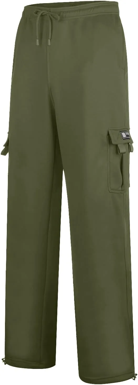 Mens Jogging Pants Casual Plus Size Joggers Running Gym Training Sweatpant Cuffed Hem Elasticated Waist Pant