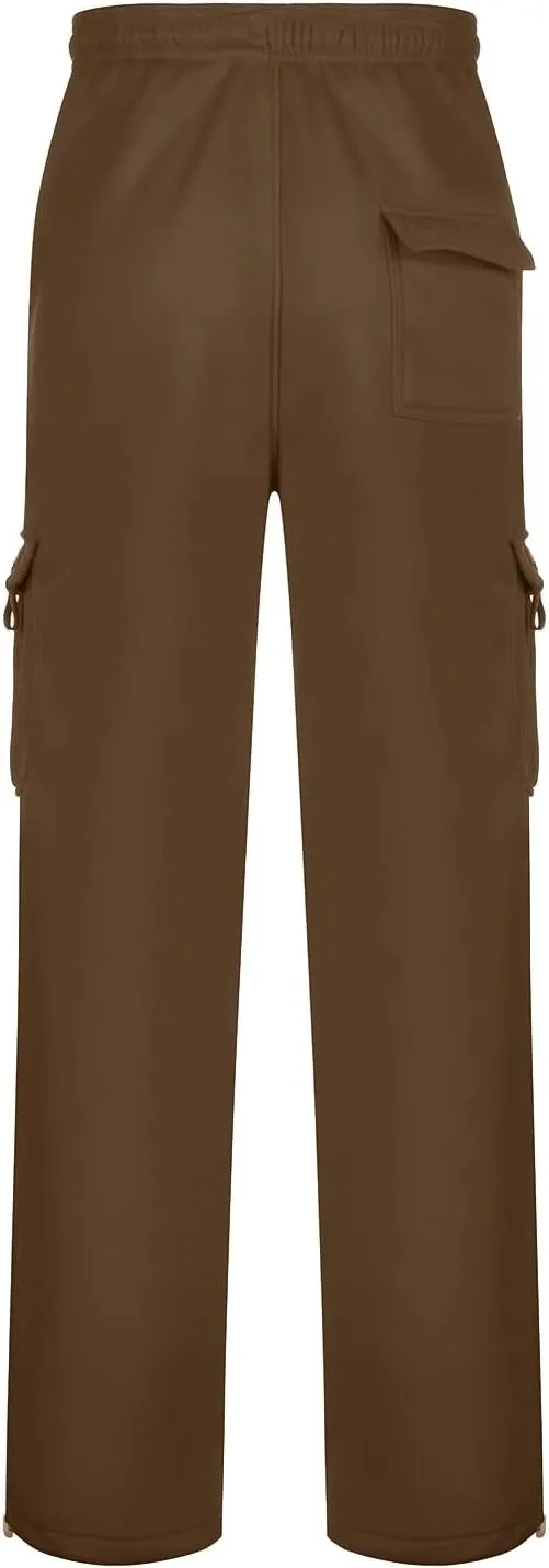 Mens Jogging Pants Casual Plus Size Joggers Running Gym Training Sweatpant Cuffed Hem Elasticated Waist Pant