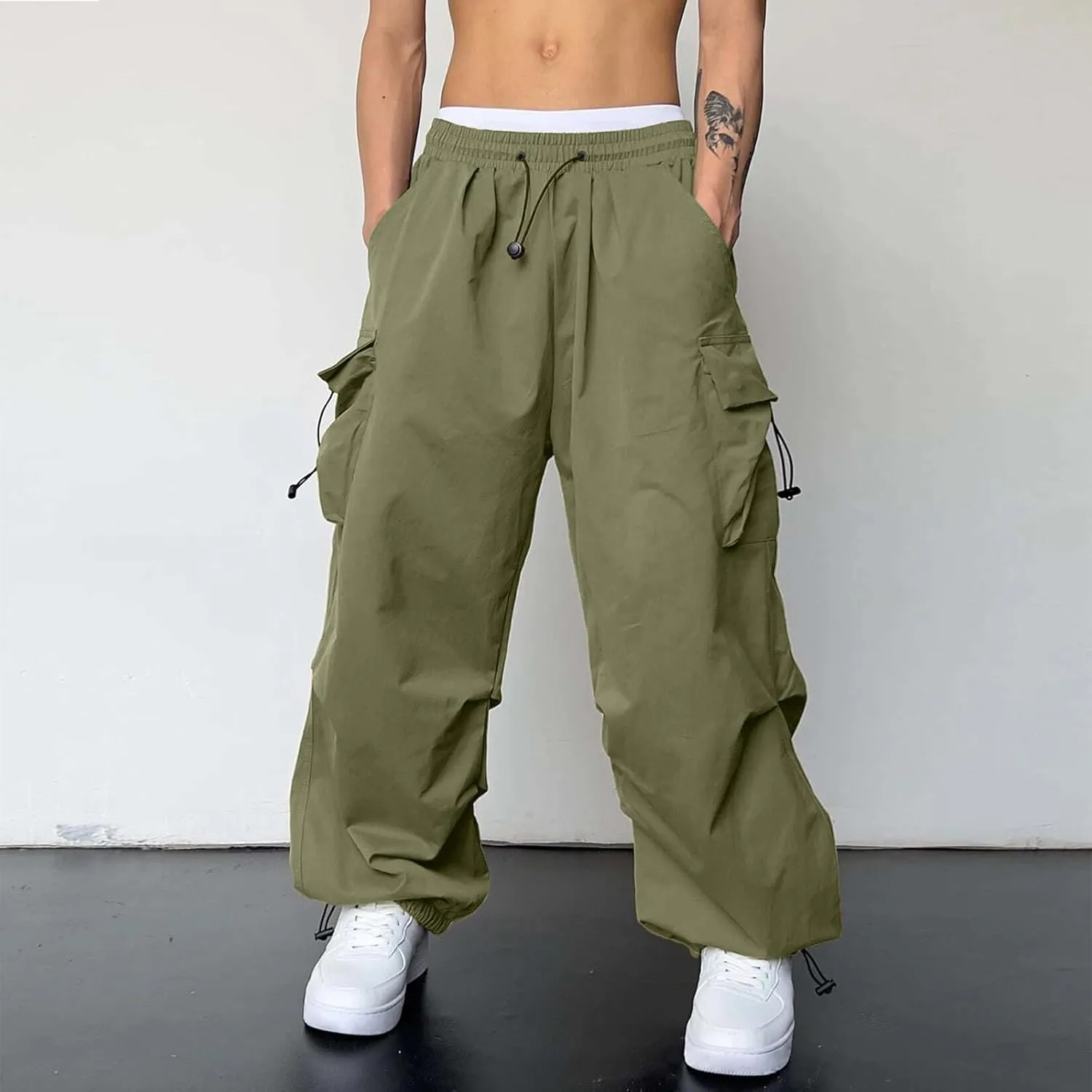 Mens Jogging Pants Casual Plus Size Joggers Running Gym Training Sweatpant Cuffed Hem Elasticated Waist Pant