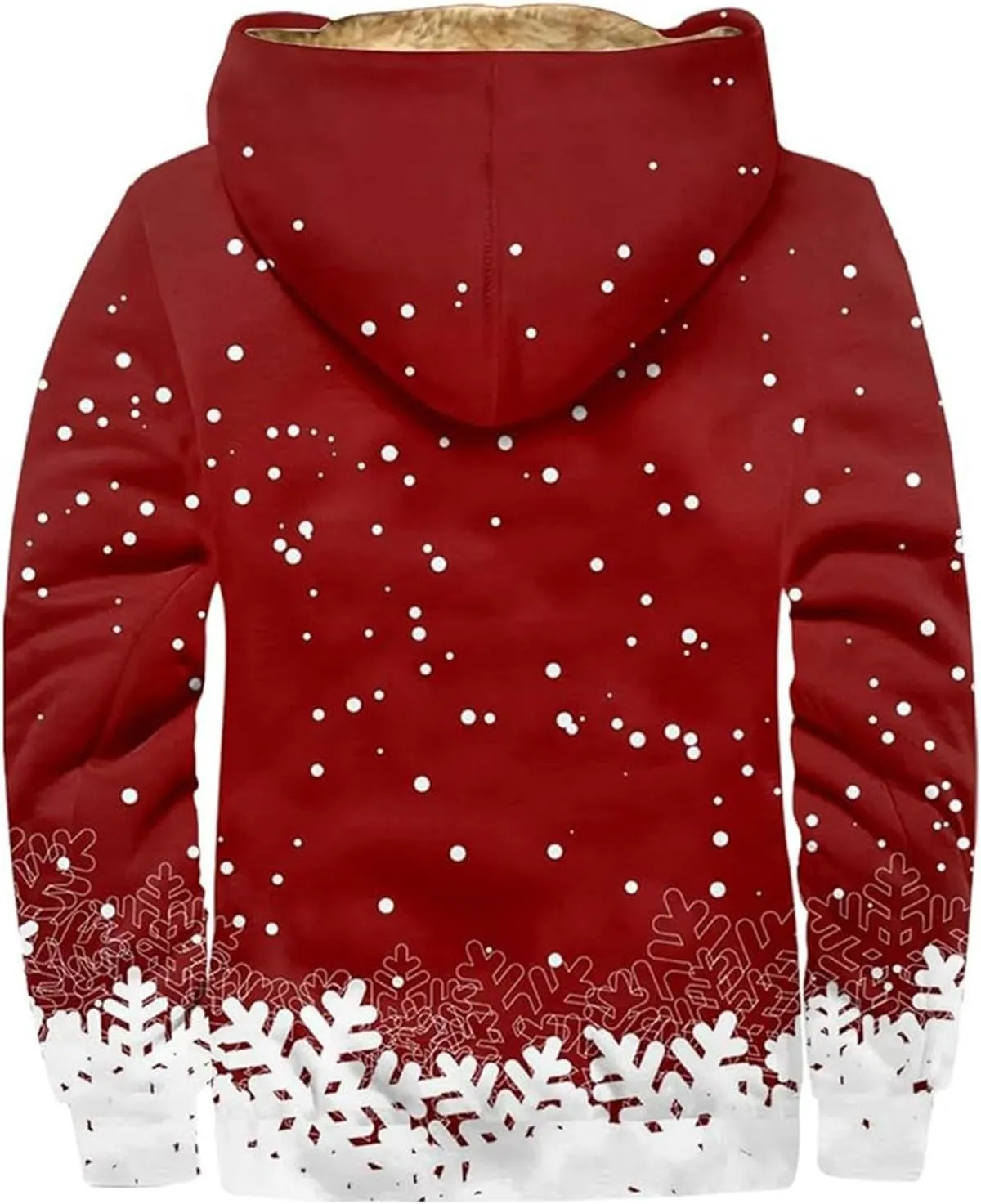 Men's Puffer Jacket Waterproof Winter Coats Western Cowboy 3D Printed Hooded Thermal Snowboard Jacket Parka Raincoat