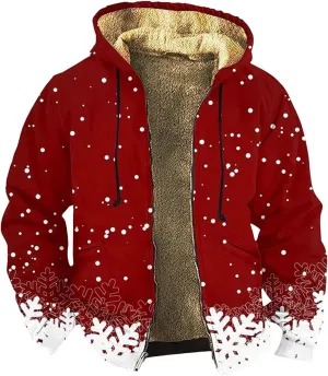 Men's Puffer Jacket Waterproof Winter Coats Western Cowboy 3D Printed Hooded Thermal Snowboard Jacket Parka Raincoat
