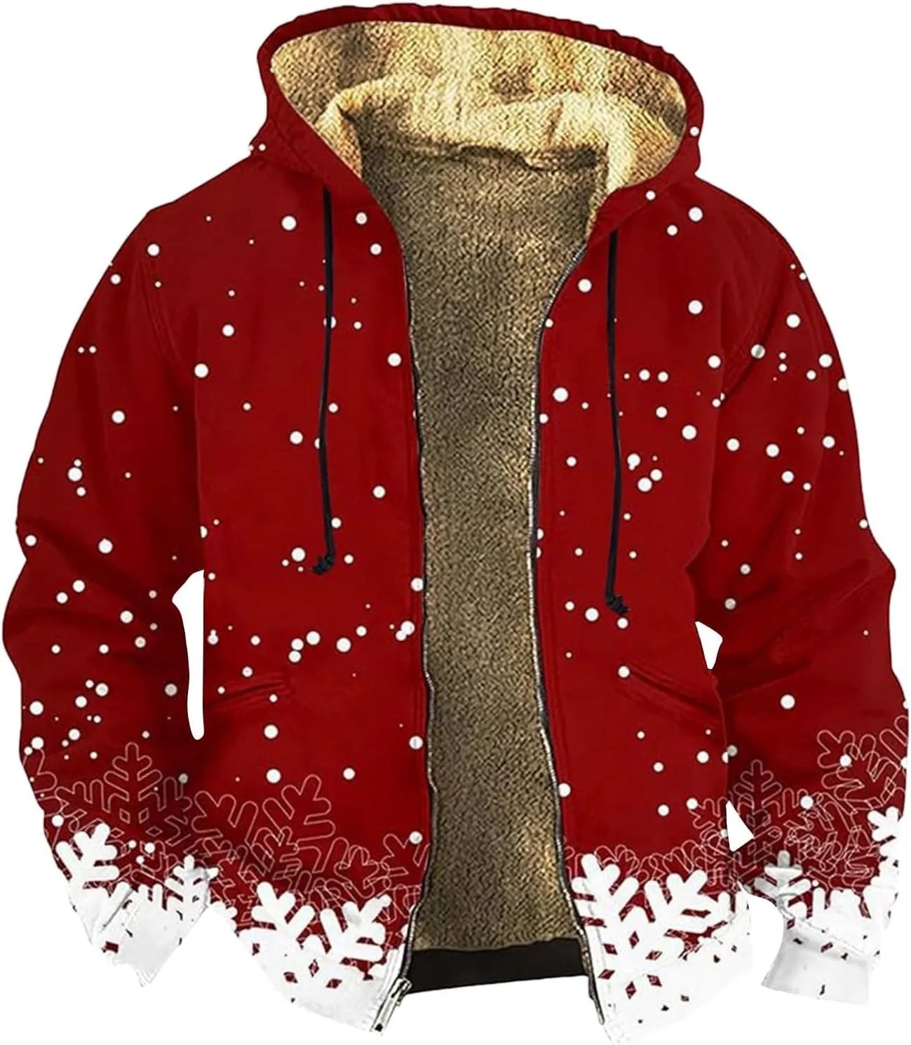 Men's Puffer Jacket Waterproof Winter Coats Western Cowboy 3D Printed Hooded Thermal Snowboard Jacket Parka Raincoat