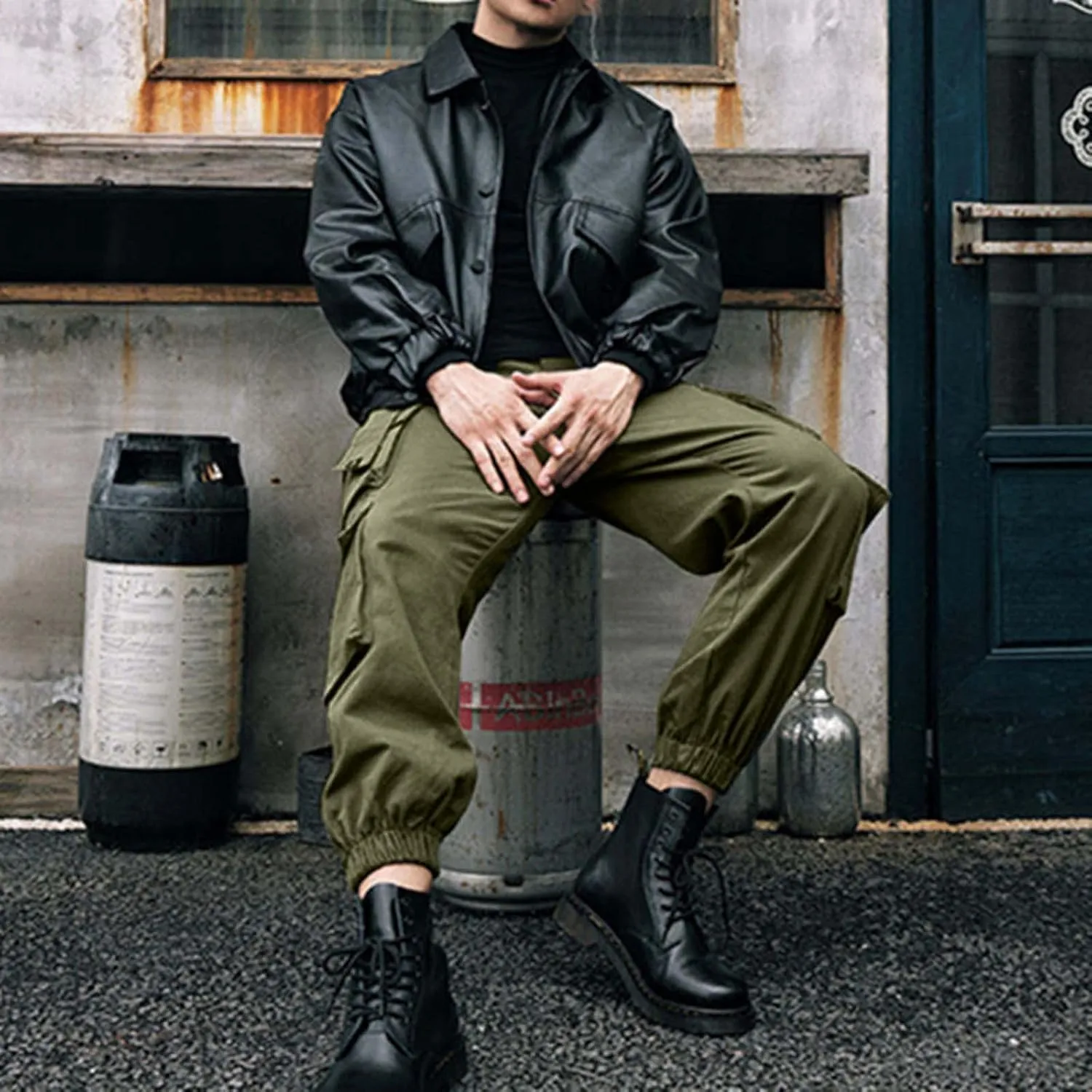 Mens Sweatpants Open Bottom Linen Jeans Baggy Shorts Outfits Smarty Thermal Casual with Pockets Yoga Sport Resort
