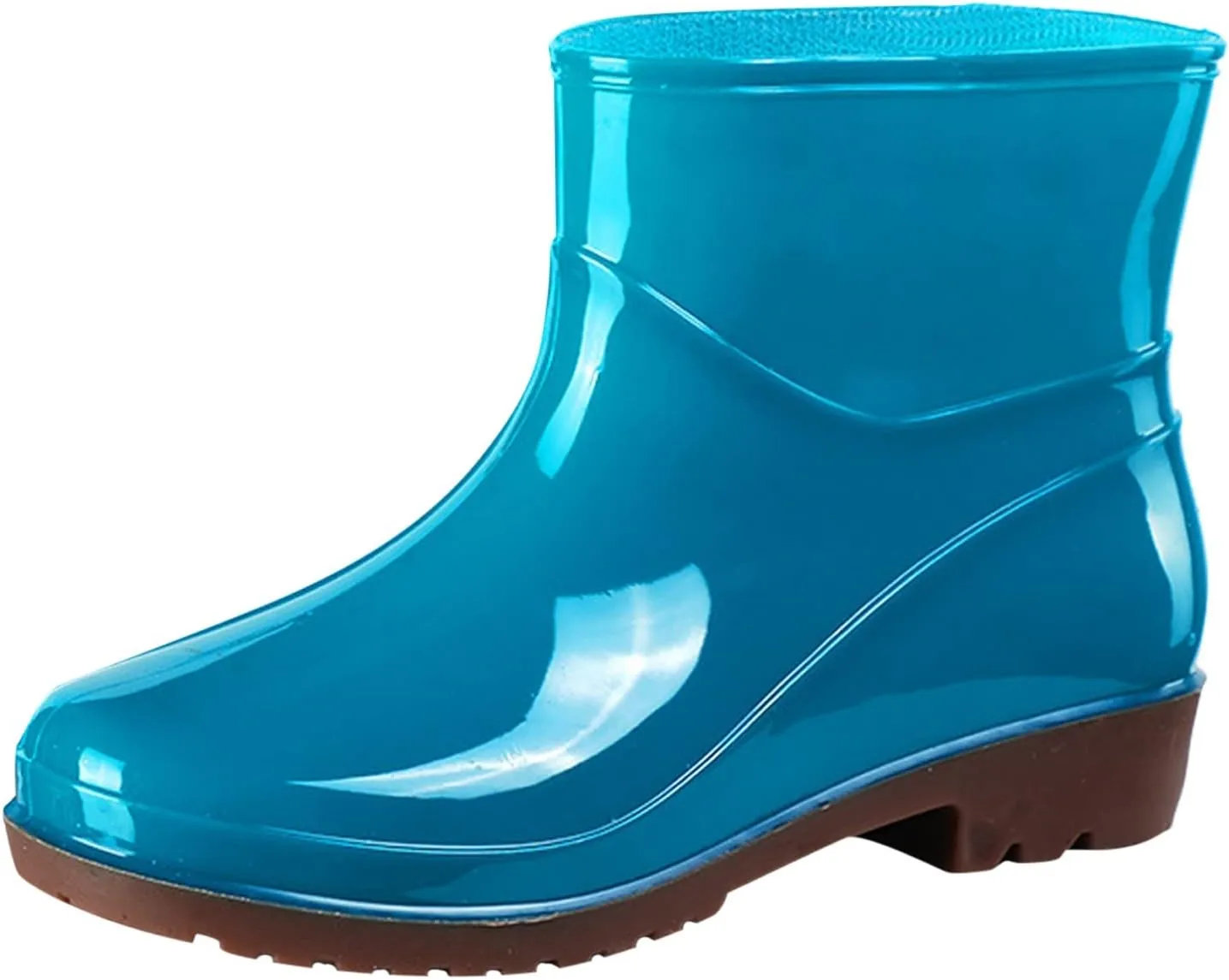 Men's Waterproof Rubber Rain Boots Fishing Boots Non-slip Rain Boots Outdoor Work Boots Lightweight Mid-calf Boots
