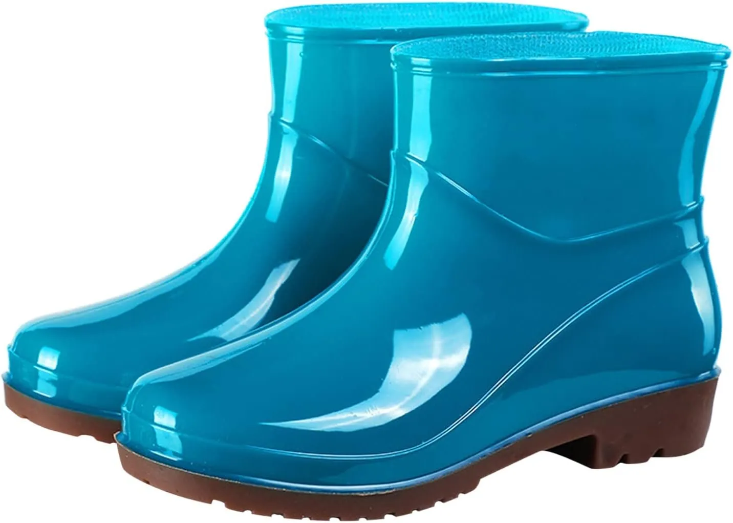 Men's Waterproof Rubber Rain Boots Fishing Boots Non-slip Rain Boots Outdoor Work Boots Lightweight Mid-calf Boots