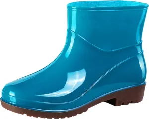 Men's Waterproof Rubber Rain Boots Fishing Boots Non-slip Rain Boots Outdoor Work Boots Lightweight Mid-calf Boots