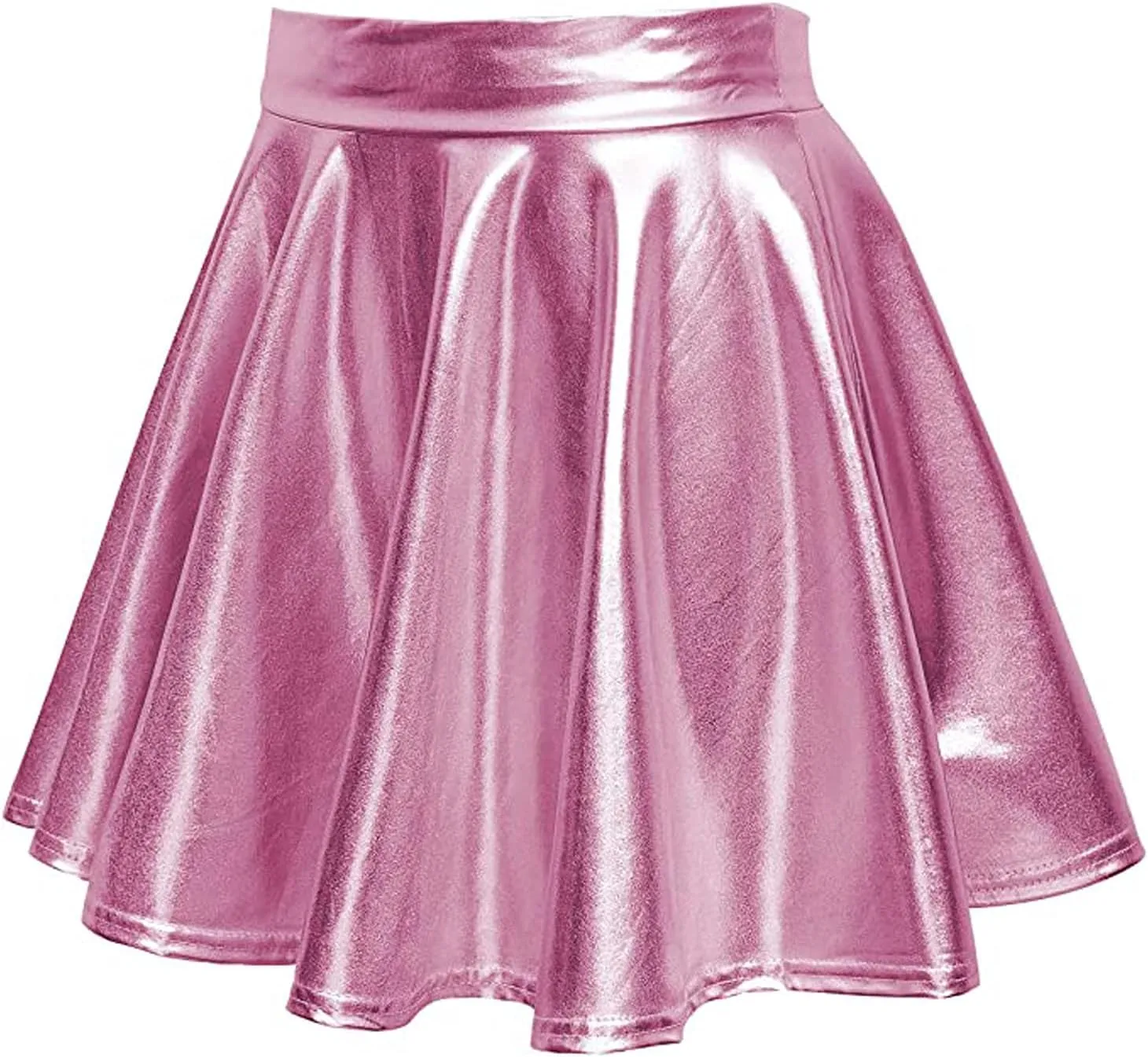 Midi Skirts for Women Ladys Leather Skirt Sexy Ruffle Solid High Waist Mini Short Skirt Hem Ruched Wrap Mens