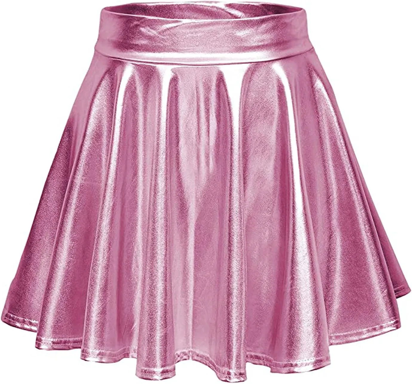 Midi Skirts for Women Ladys Leather Skirt Sexy Ruffle Solid High Waist Mini Short Skirt Hem Ruched Wrap Mens