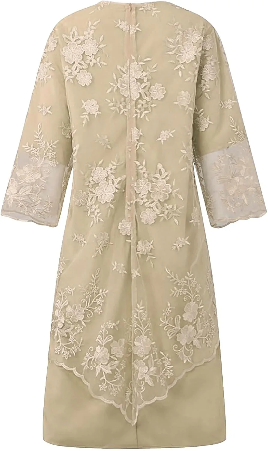 Mother of The Bride Dresses Floral Lace Wedding Guest Dress for Women Plus Size Formal Evening Dress Grandmother Dress