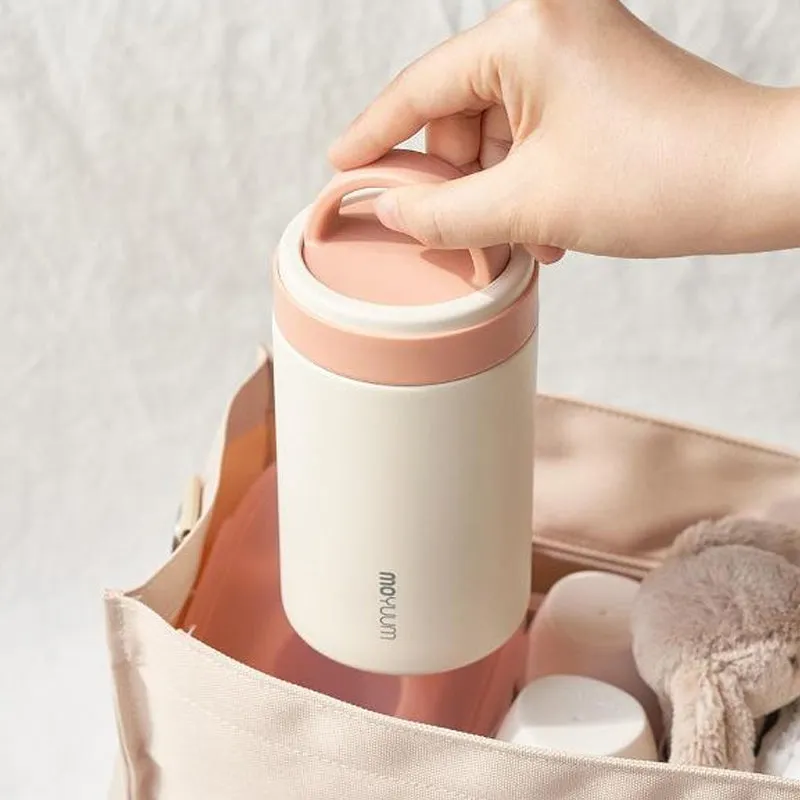 Moyuum 380ml Insulated Baby Food Jar for Temperature Retention