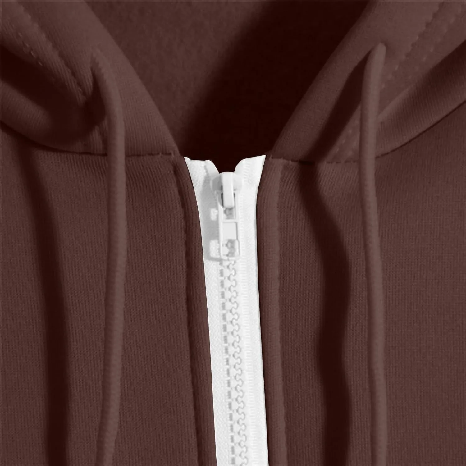 Mzkdieey Womens Zip Up Hoodies Fall Jacket Drawstring Long Sleeve Hooded Sweatshirts Oversized Outerwear Coat with Pockets