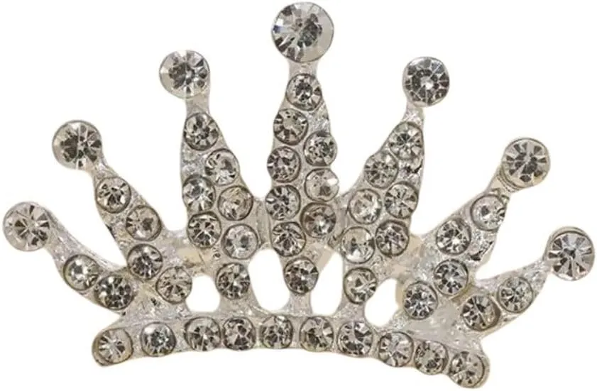 New 2025 Flower Crystal Crown Hair Comb Star Love Heart Unisex Tiara Headband Wedding Jewelry Hollow Rhinestone Hairpins Fashion Trendy Accessories Creative Gift