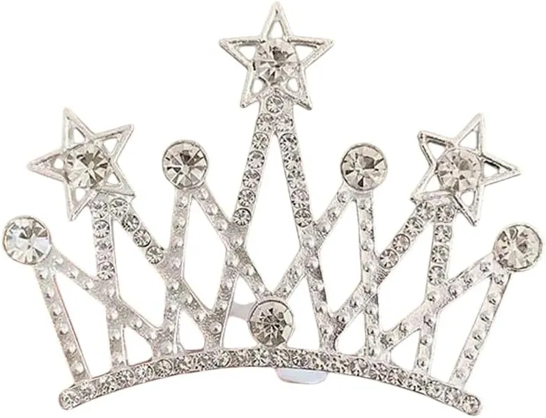 New 2026 Flower Crystal Crown Hair Comb Elegant Pearl Star Unisex Tiara Headband Butterfly Hollow Rhinestone Hairpins Party Jewelry Fashion Accessories Creative Gift