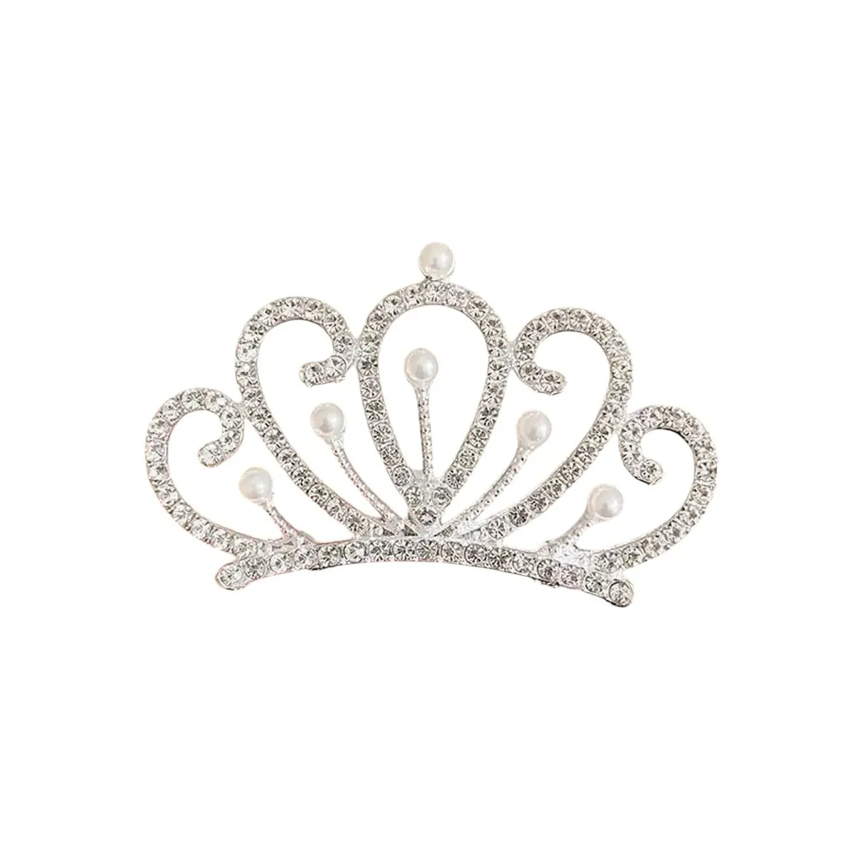 New 2026 Pearl Crystal Crown Hair Comb Butterfly Star Unisex Tiara Headband Korean Style Styling Accessories Rhinestone Hairpins Jewelry Gift Fashion Trendy Creative