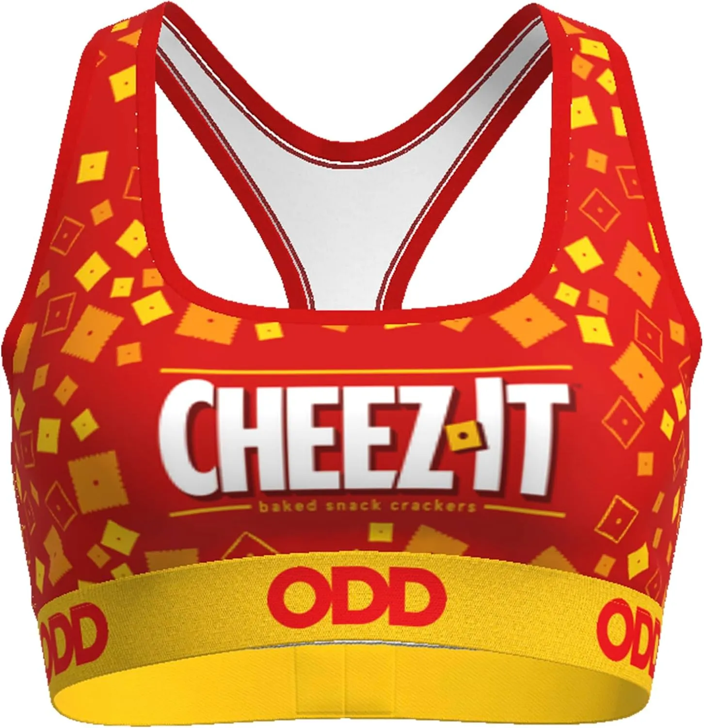 Odd Sox, Women's Fun Candy & Snackfood Sport Bra, Assorted Styles