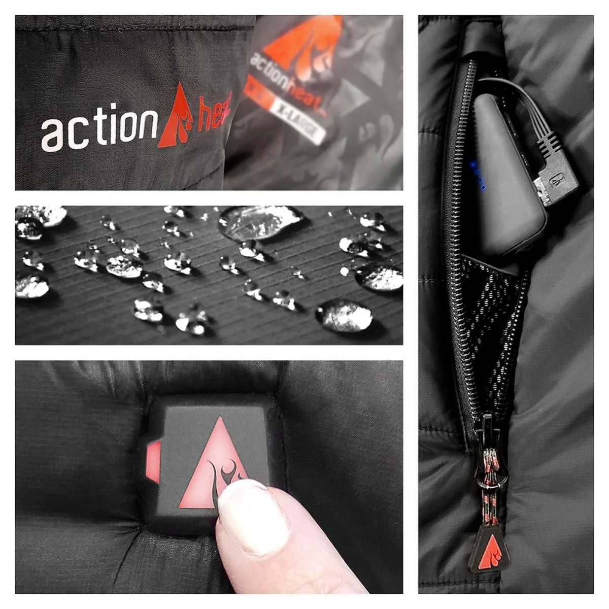 Open Box ActionHeat 5V Battery Heated Insulated Puffer Vest - Women's